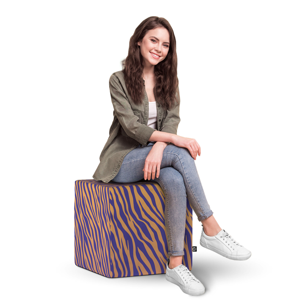 Taburet Updeco Cub XL Zebra | Design Modern