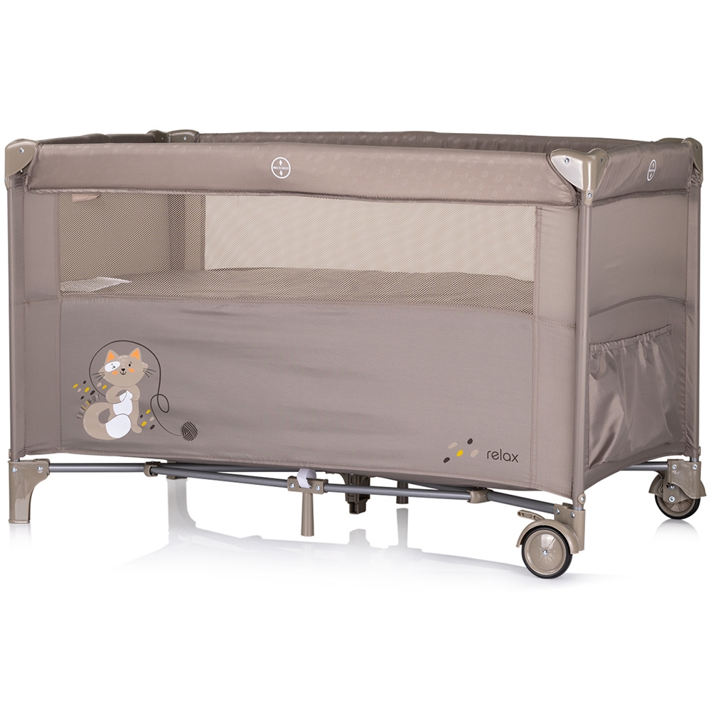 Patut Chipolino Relax Pliabil cu Laterala Culisanta - imagine 2