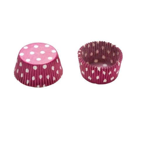 Forme hârtie briose roz Kitchenware | Set 100 buc