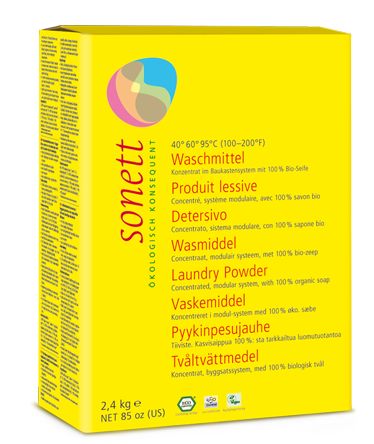 Detergent Ecologic Sonett 52 Spălări 2.4kg