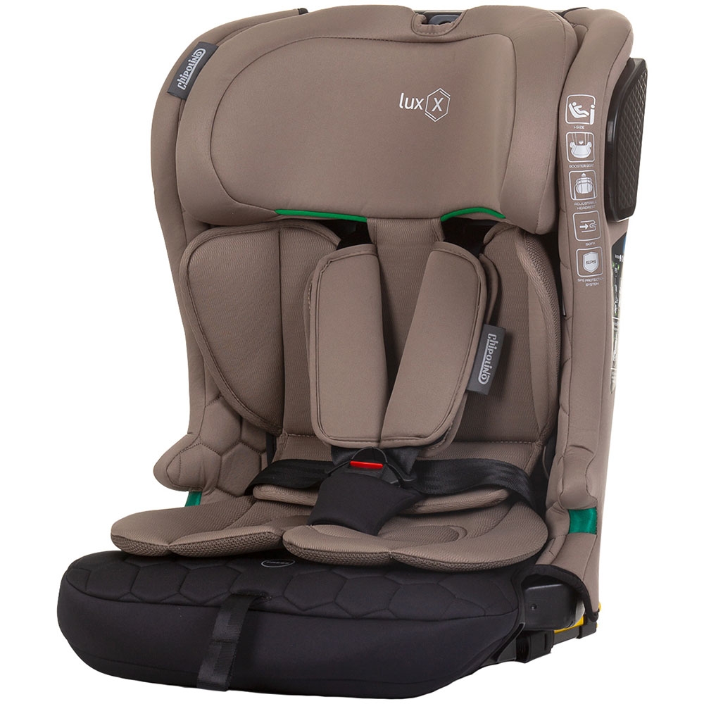 Scaun Auto Chipolino Lux X I-Size, 76-150 cm, Macadamia - imagine 8
