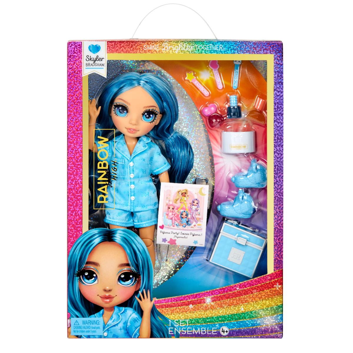 Papusa Rainbow High Skyler PJ Party