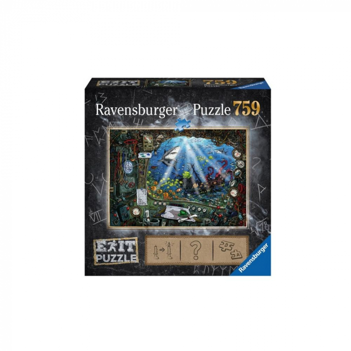 Puzzle Exit 4: In Submarin, 759 Piese - Ravensburger