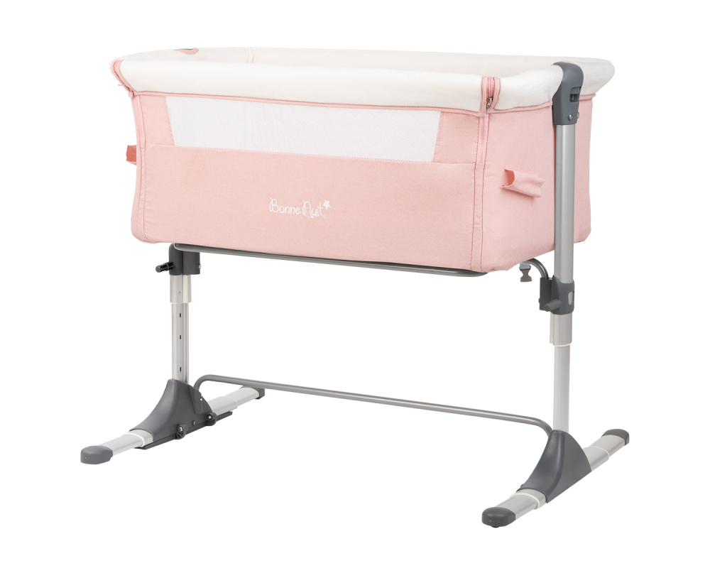 Patut Co-Sleeper KikkaBoo Bonne Nuit, Pink, Anti-reflux - imagine 2