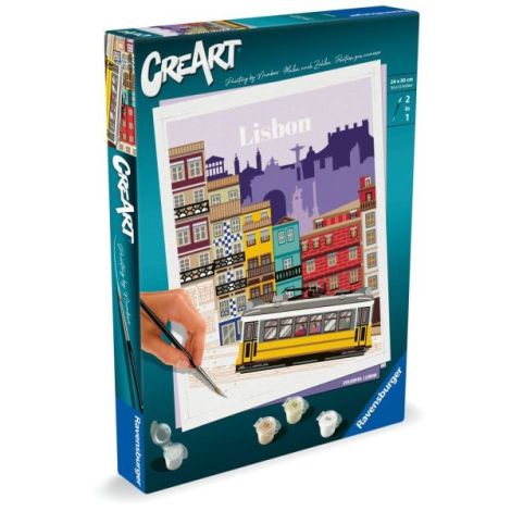 Ravensburger CreArt Lisabona - Relaxare prin pictură - imagine 2