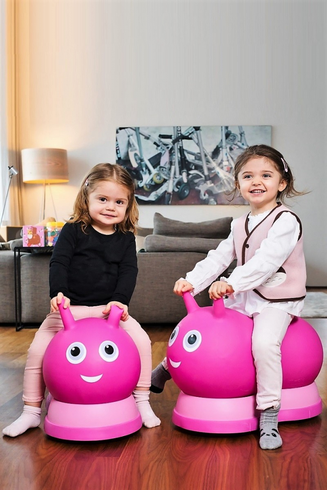 Micro Air Hopper Pink 2-in-1, Saritor + Ride-On - imagine 7