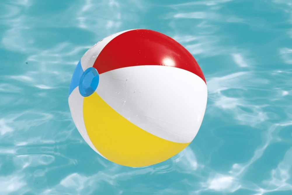 Minge Plaja Multicolora Ikonka, 51cm, PVC