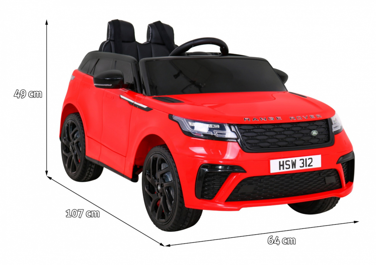 Masinuta Electrica Range Rover Velar 12V Rosu - imagine 3