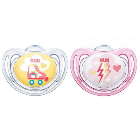 Nuk Suzeta Freestyle Silicon M2 - Set 2 Bucăți