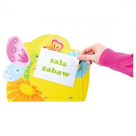 Tabliță Nume Soare Moje Bambino, MDF - imagine 2