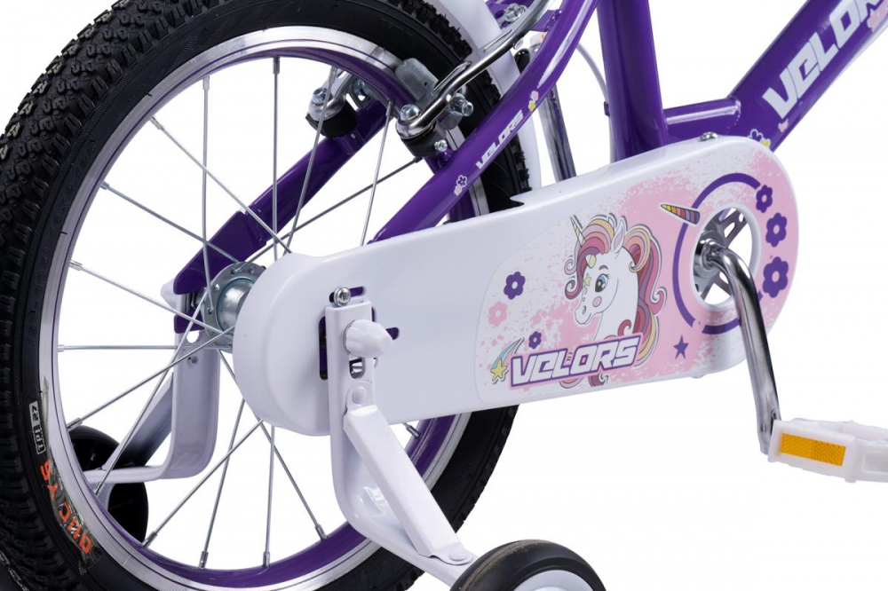 Bicicleta Velors V1802A Mov 18" Copii 5-7 Ani - imagine 5