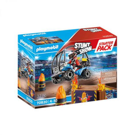Playmobil Stunt Show 70820 - ATV și Rampă de Foc