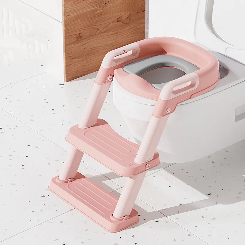 Reductor Toaletă Little Mom Pink Pliabil