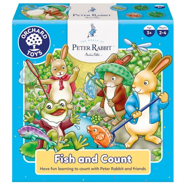Joc Educativ Pescuiește și Numără Peter Rabbit Orchard