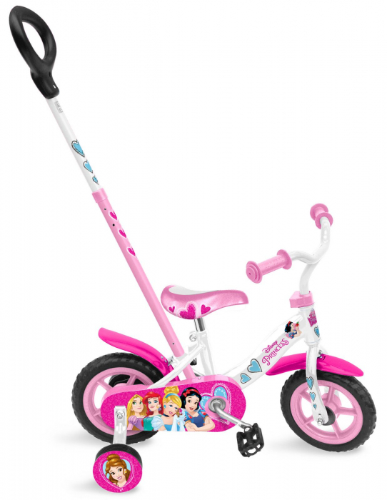 Bicicleta Stamp Disney Princess 10 inch cu Bară