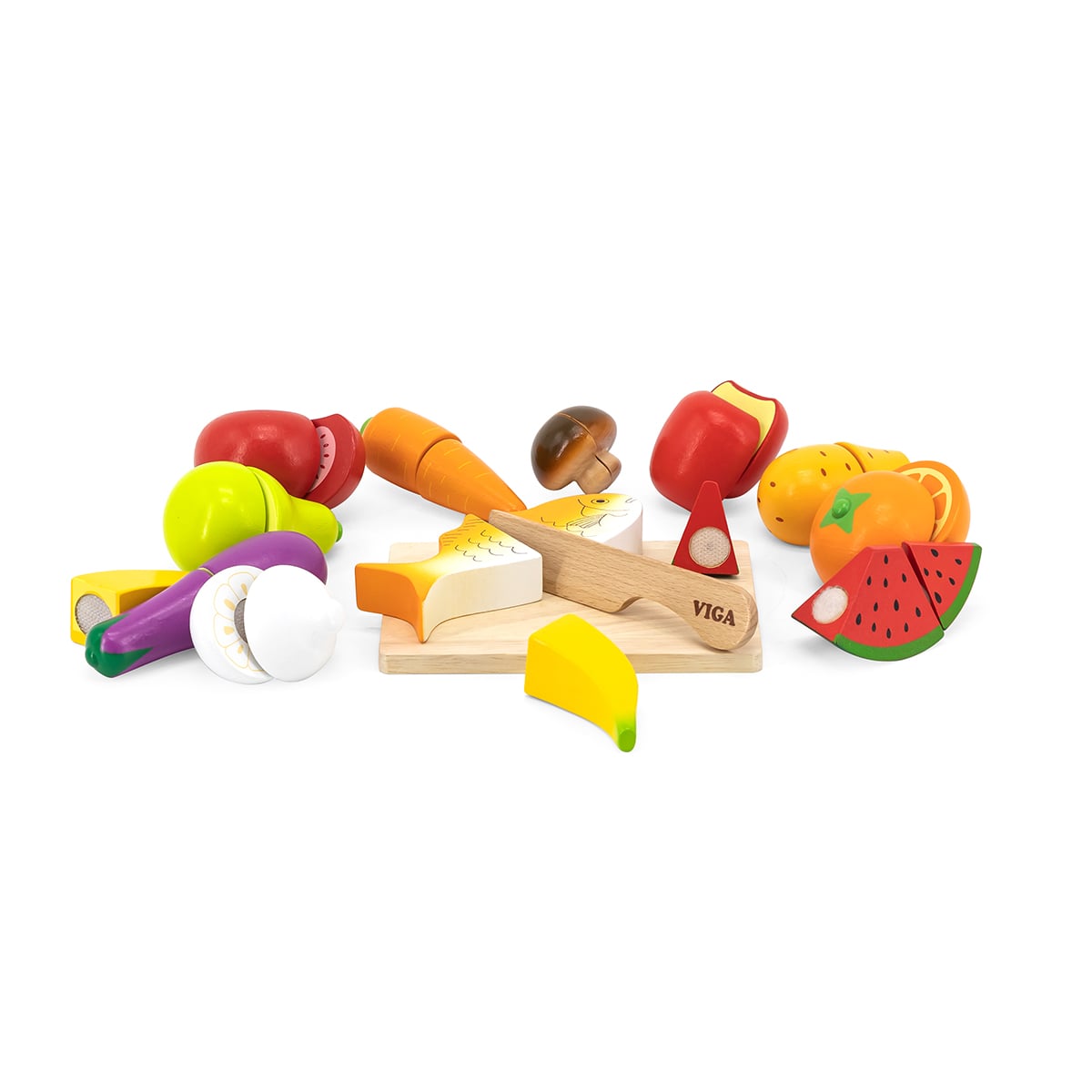 Set Alimente de Feliat Viga - Jucarie Lemn