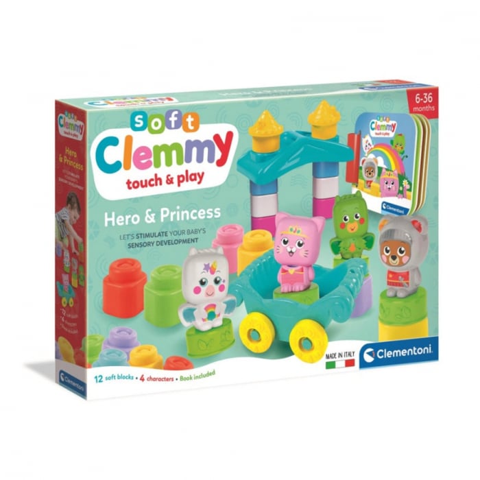 Cuburi moi Soft Clemmy Eroi | Clementoni