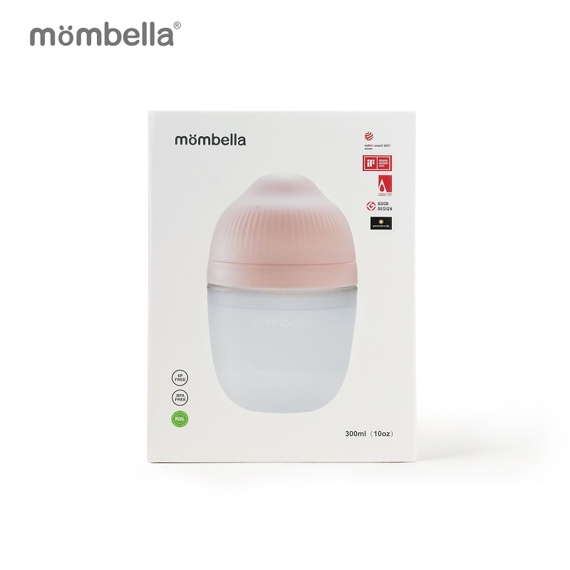 Biberon Mombella Anticolici 300ml, Roz - imagine 4