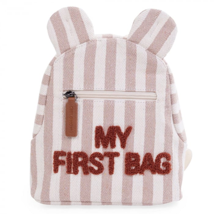 Childhome Rucsac My First Bag Nude Alb Copii