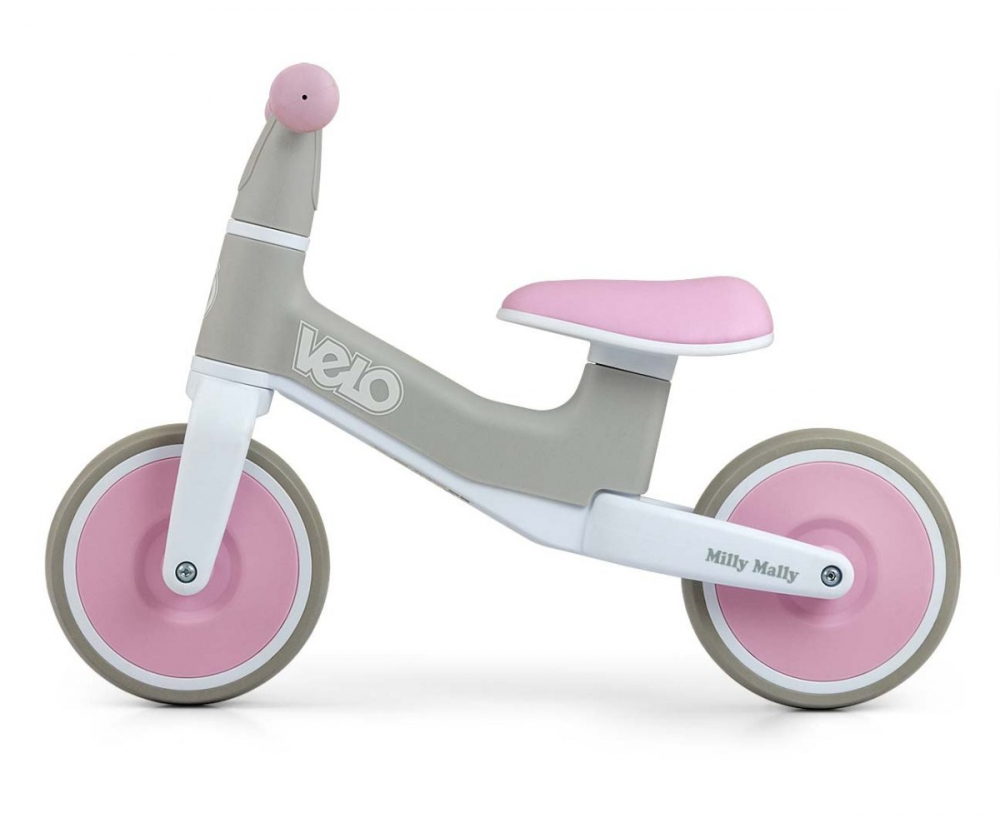 Bicicletă Echilibru Milly Mally Velo Pink