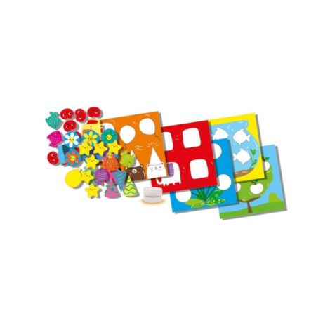 Set creativ lipit forme Ses Creative | Joc educativ - imagine 3
