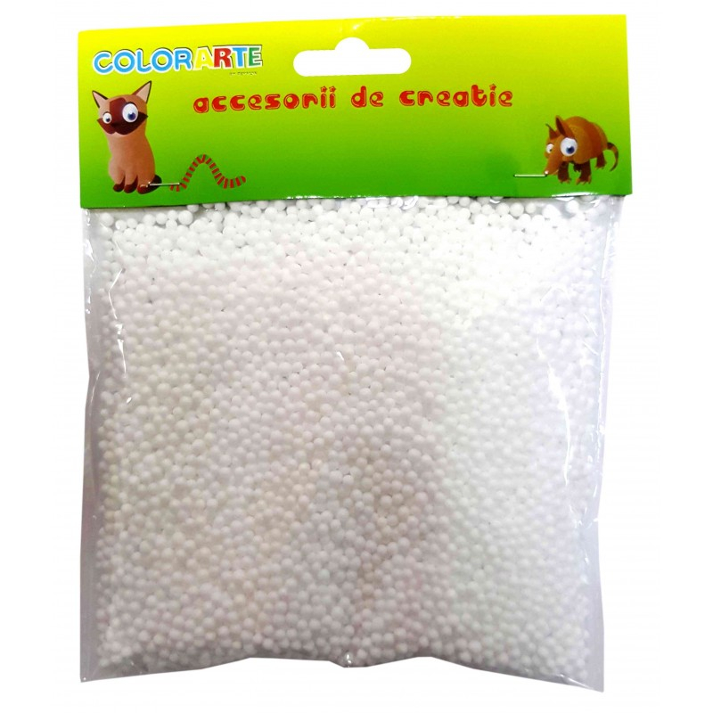 Mini Bile Polistiren 2mm Colorart | Craft & Decor