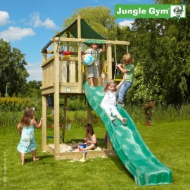 Spațiu de joacă Lodge JungleGym cu tobogan - imagine 4