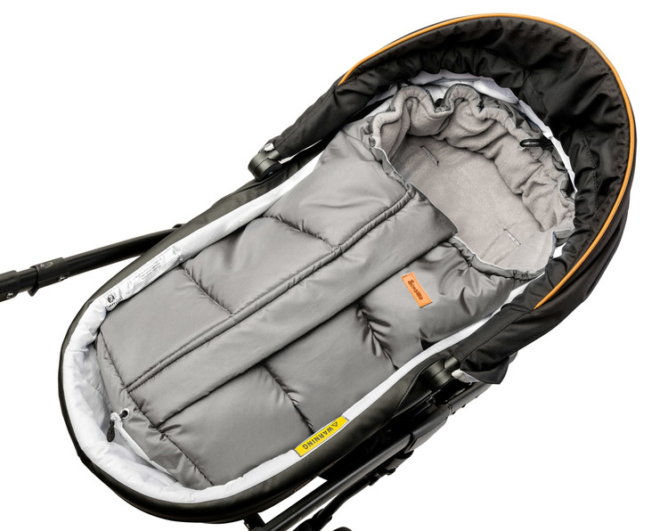 Sac Iarnă Sensillo 3in1 Gri - Impermeabil - imagine 2