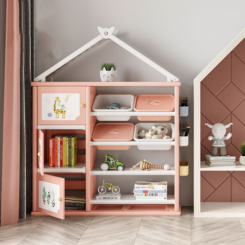 Dulap Organizator Nichiduta Happy House Pink - imagine 2