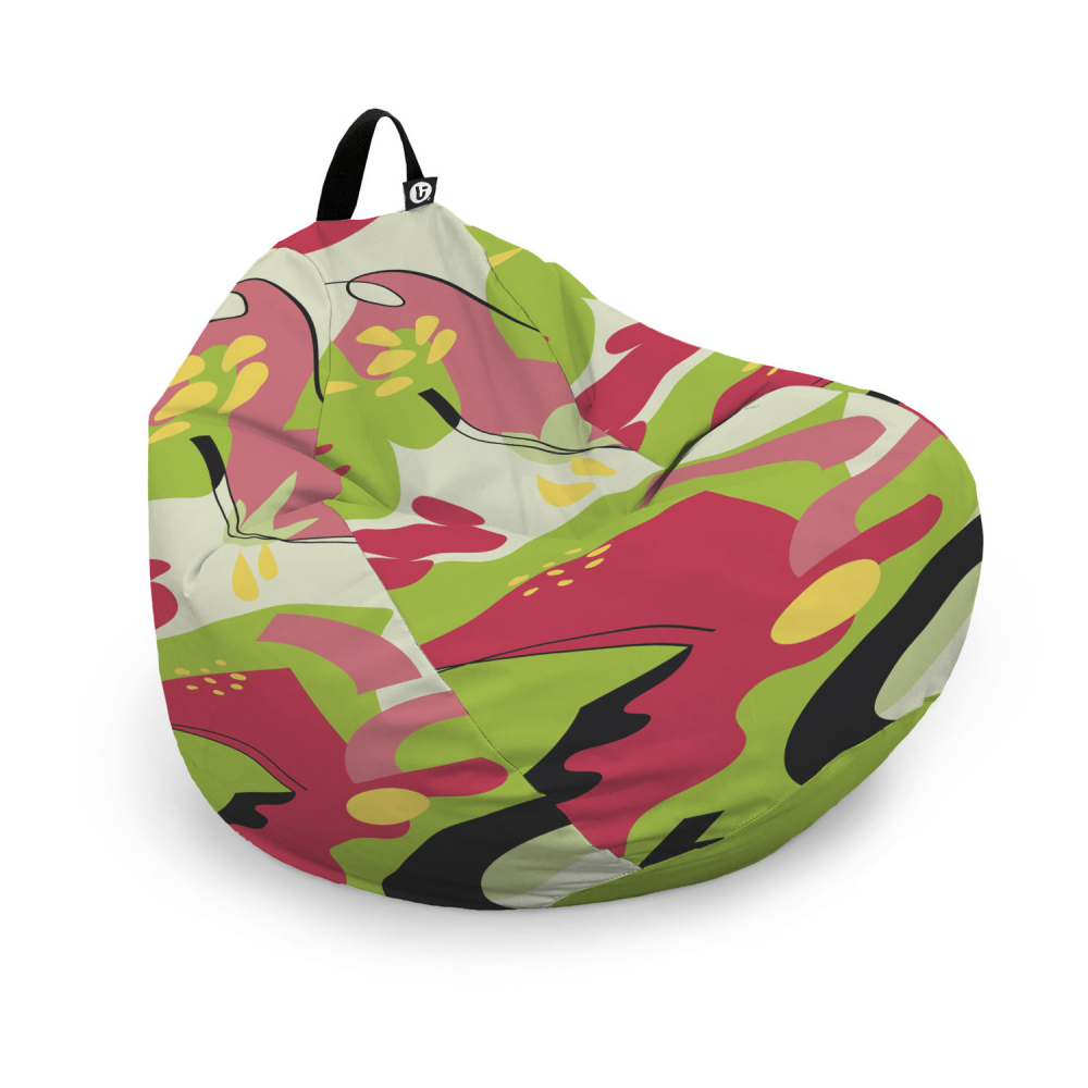 Husa Fotoliu Puf Para XL Abstract Jungle | Updeco - imagine 6