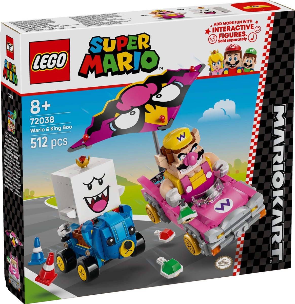 LEGO Mario Kart Wario & King Boo - 512 piese