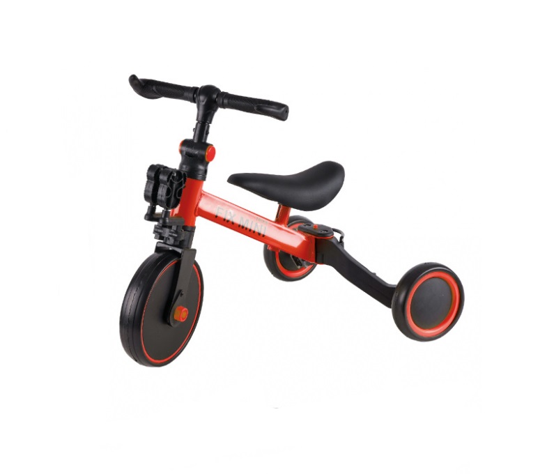 Tricicleta Ikonka Trike Fix Red 3 in 1, Reglabila - imagine 8