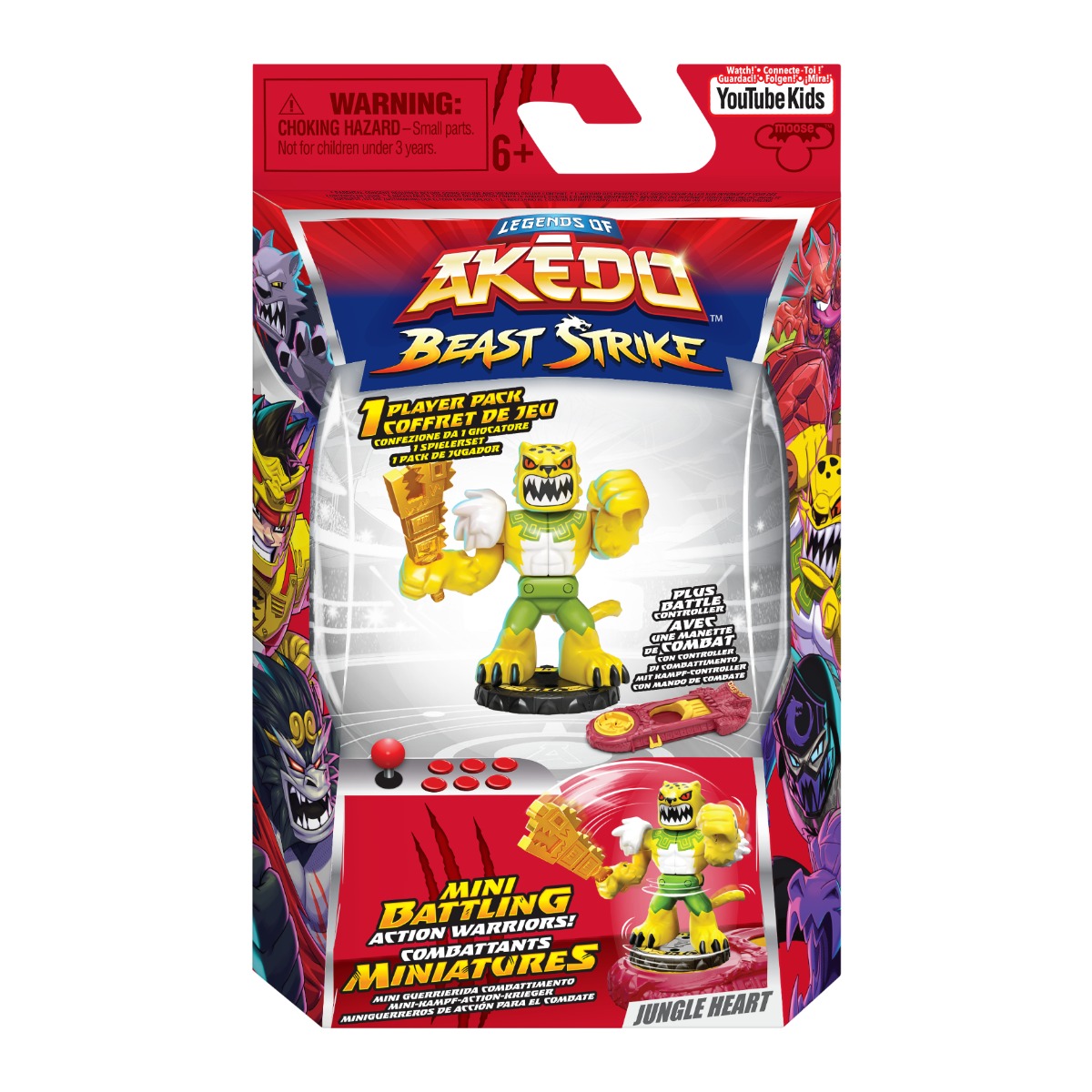Akedo Beast Strike Jungle Heart Figurina