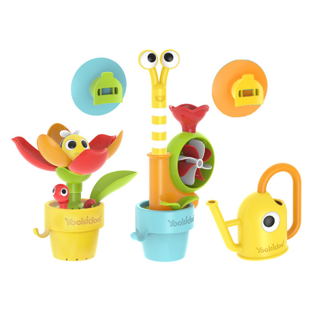 Yookidoo Set Jucării Baie Flori și Melci 18m+ - imagine 4