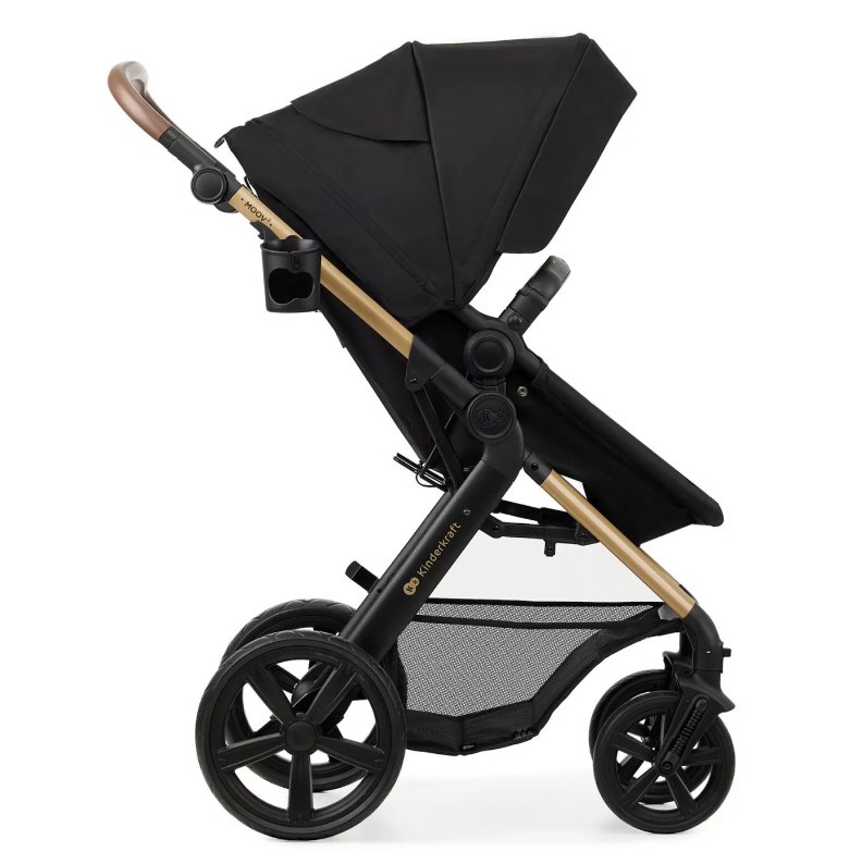 Carucior 3 in 1 Kinderkraft Moov 2 Black - imagine 12