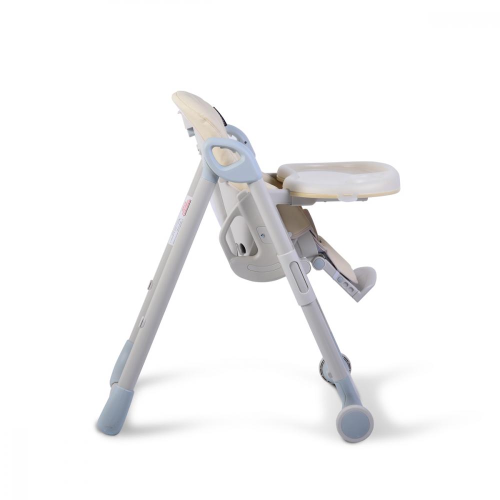 Scaun de masa Cangaroo I Eat Beige Leather - imagine 4