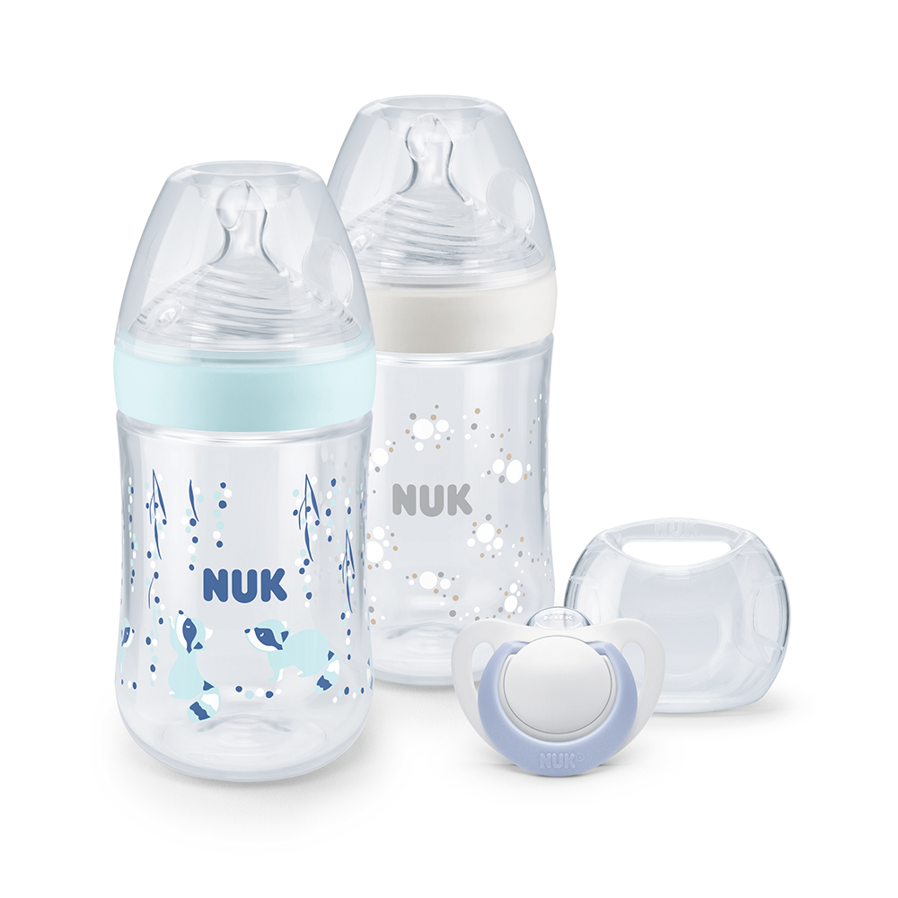 Set Nuk Nature Sense Twin, Control Temperatura, Bleu - imagine 2