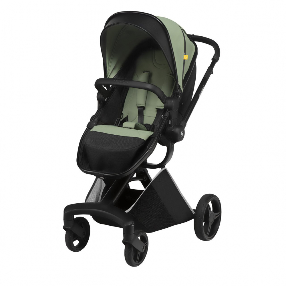 Carucior 2 in 1 Skiddou Nasjo Wild Climber, Verde - imagine 7