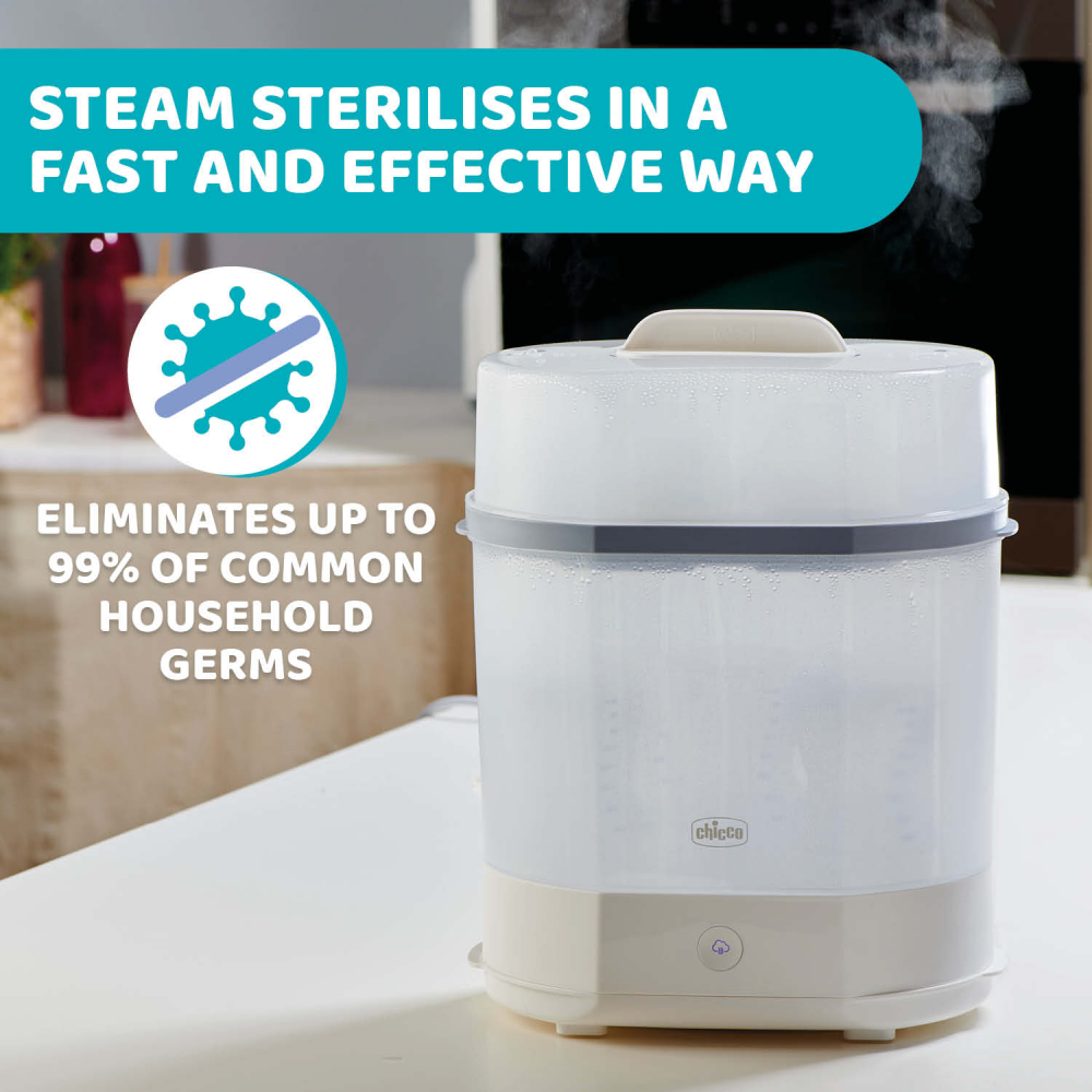 Sterilizator Chicco 3in1 Natural - protecție sterilă - imagine 7