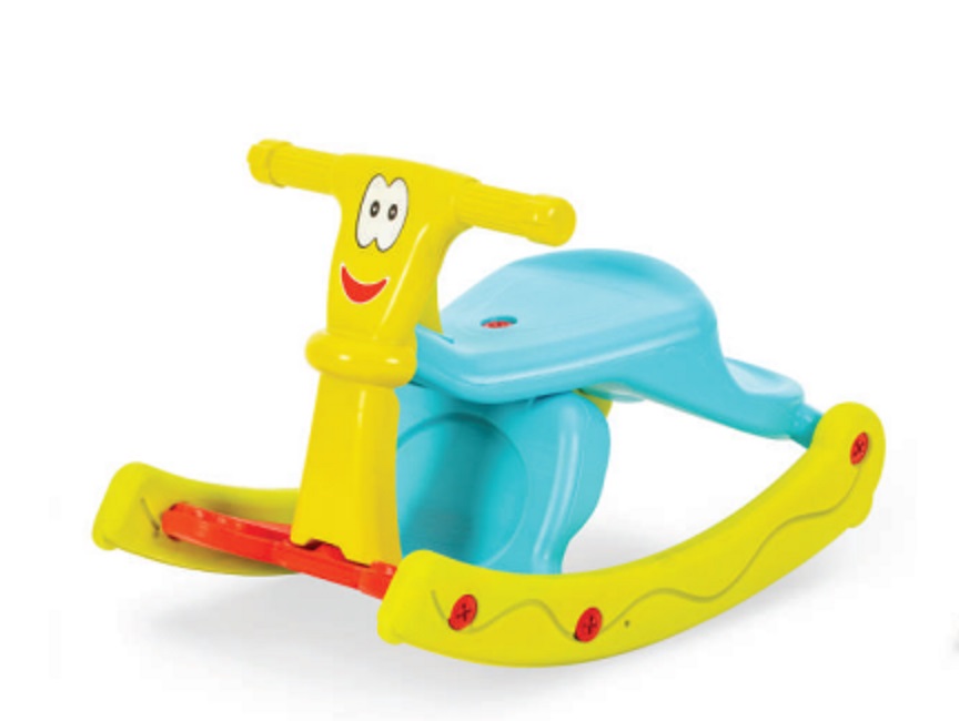 Scaunel Balansoar 2in1 Rocking BlueGreen Micromax - imagine 2