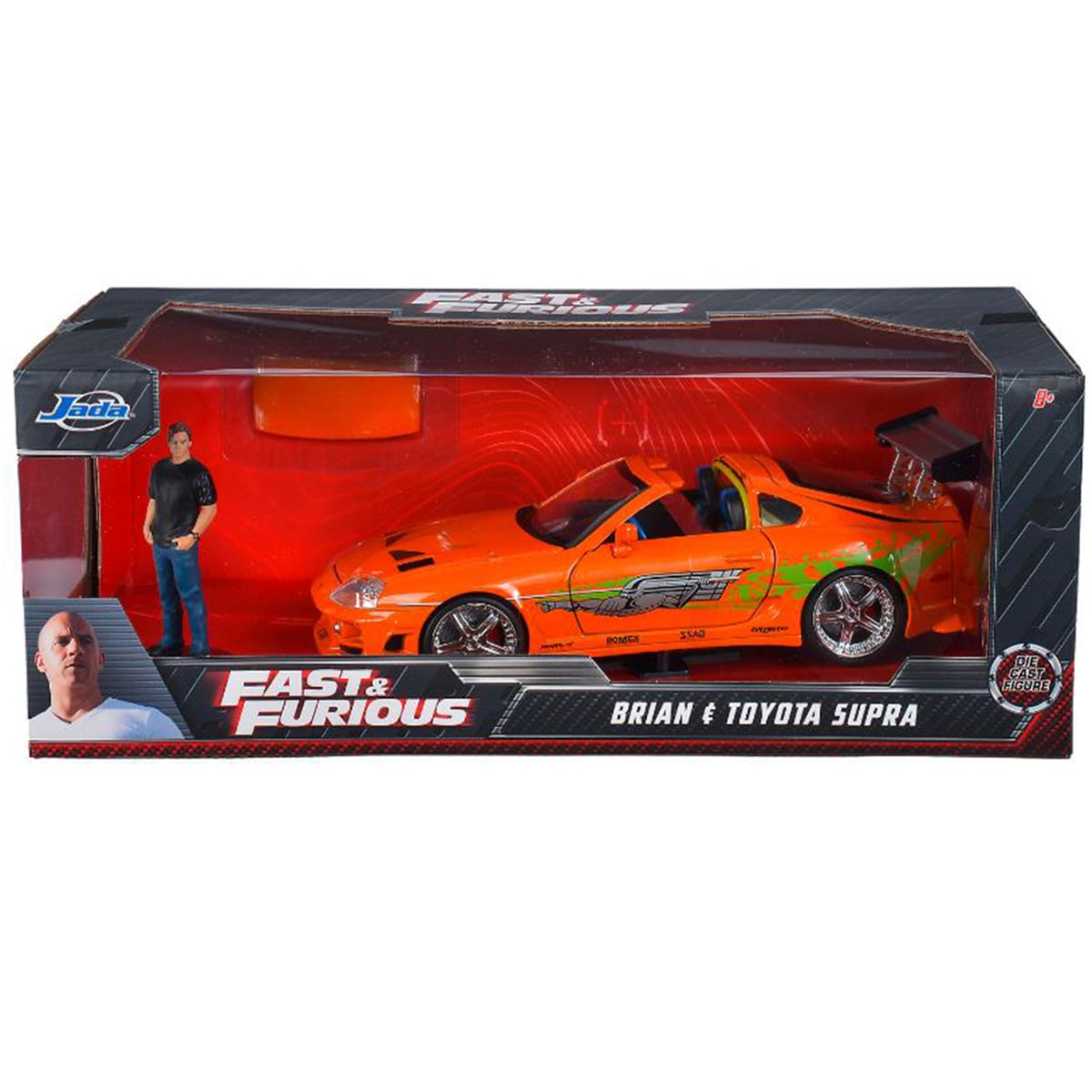 Set Jada Fast & Furious Toyota Supra 1:24