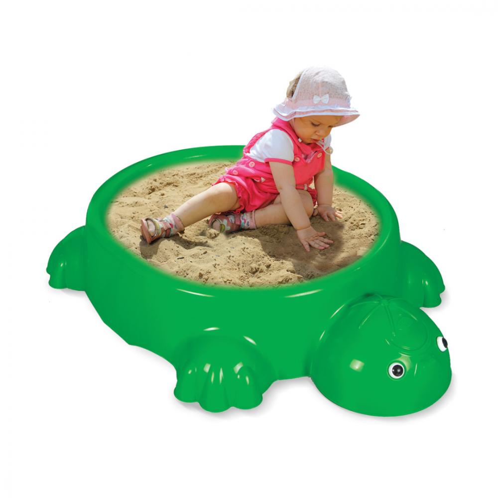 Cutie de nisip Turtle Dark green Pilsan - imagine 2