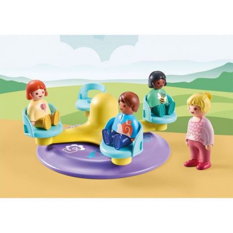 Playmobil 1.2.3 Carusel cu Numere - Jucărie Educativă - imagine 2