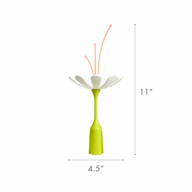 Accesoriu Uscare Biberoane Boon Stem, Alb - imagine 4