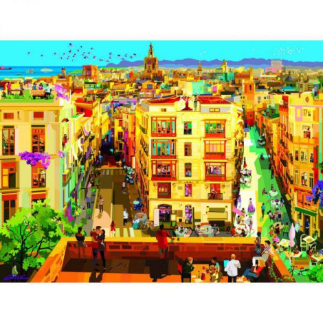 Puzzle Valencia 1500 piese Ravensburger - imagine 2
