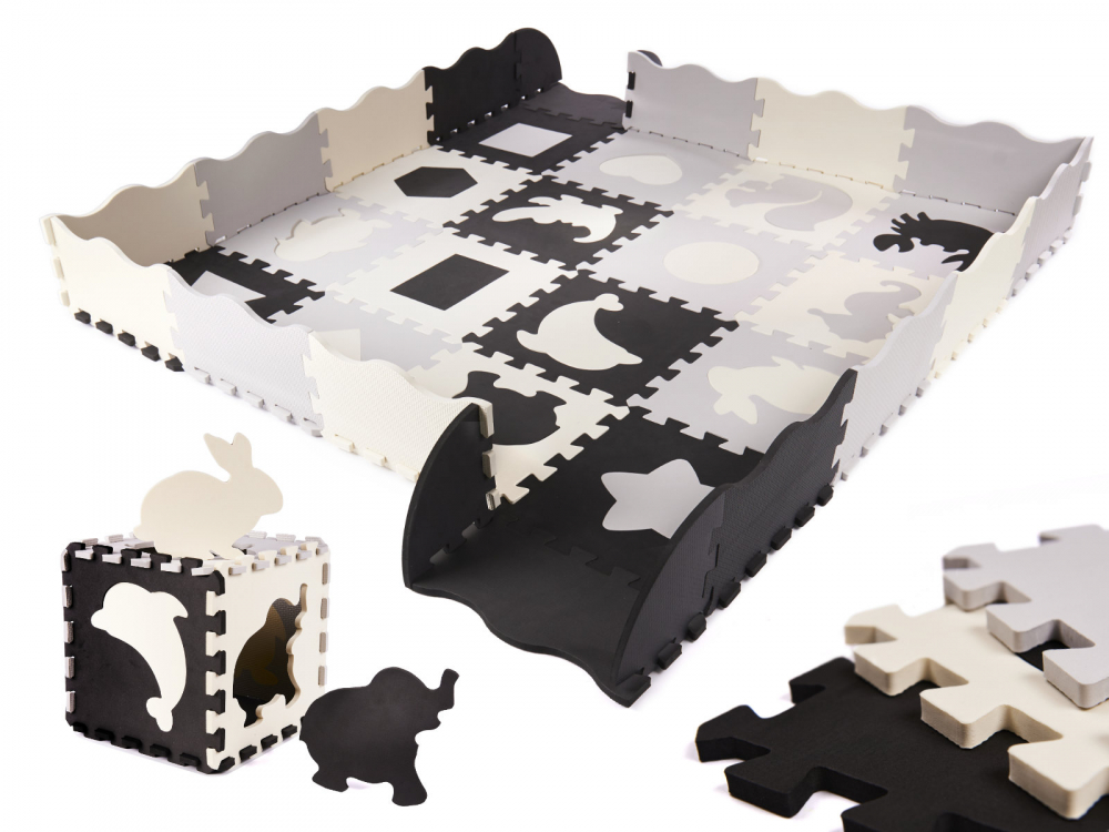 Covor Puzzle Spuma 36 Piese Ikonka - imagine 2