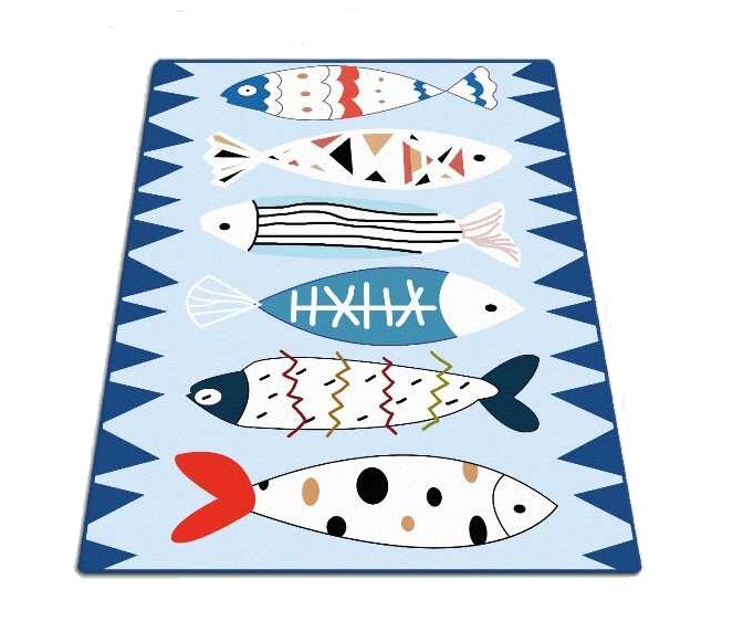 Covor Bucătărie Antiderapant Le Poisson, Chilai Home - imagine 4