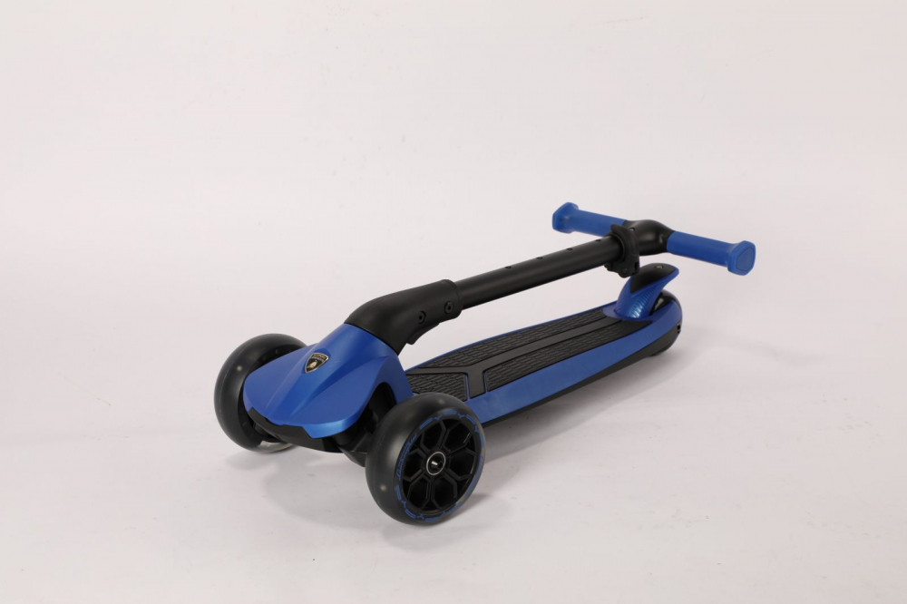 Trotineta Lamborghini 3 Roti Pliabilă Albastră
