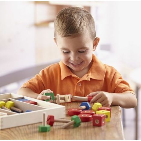 Set Construit Lemn Melissa&Doug - Abilități - imagine 3