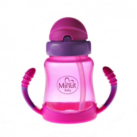 Minut Baby Cana Anticurgere 210ml Roz - imagine 3
